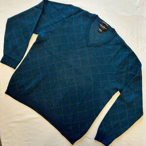 EDDIE BAUER 100% MERINO WOOL DAD SWEATER, LG